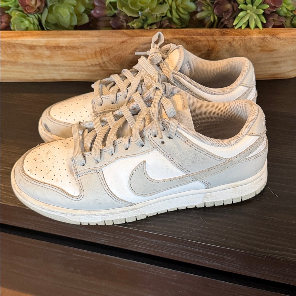 Nike gray dunk dunks low shoes sneakers men’s size 7 - Picture 3 of 6